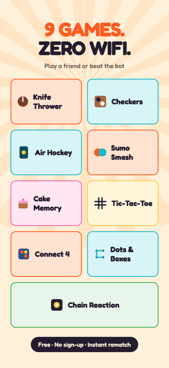 9 games, zero wifi